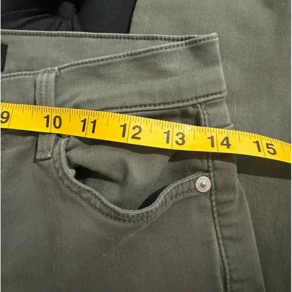 Seven for All Mankind Skinny Jeans 27 Soft & Stretchy Olive Army Green Preppy - Picture 3 of 14